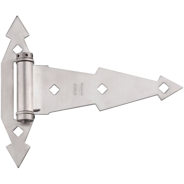 National Hardware National Hardware 7 in. L Stainless Steel Stainless Steel Ornamental T Hinge 1 pk N348-524 - main